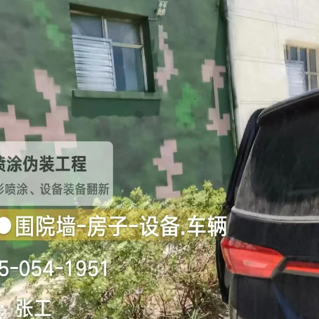 江津数码迷彩漆施工
